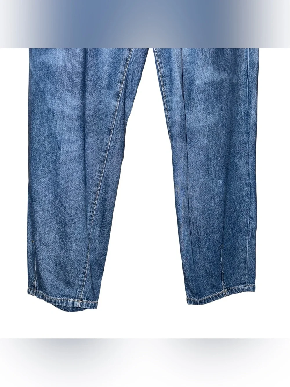 ANTHROPOLOGIE Pilcro The Breaker High Rise Pleated Barrel Leg Jeans Tapered 26